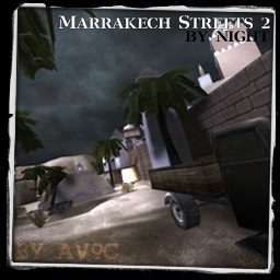 Marrakech Streets 2 (noc) – podgląd mapy