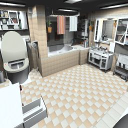 UJE Bathroom Panzer – podgląd mapy