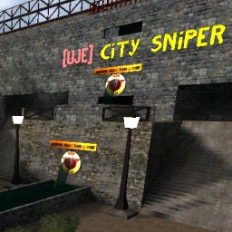 UJE City Sniper – podgląd mapy